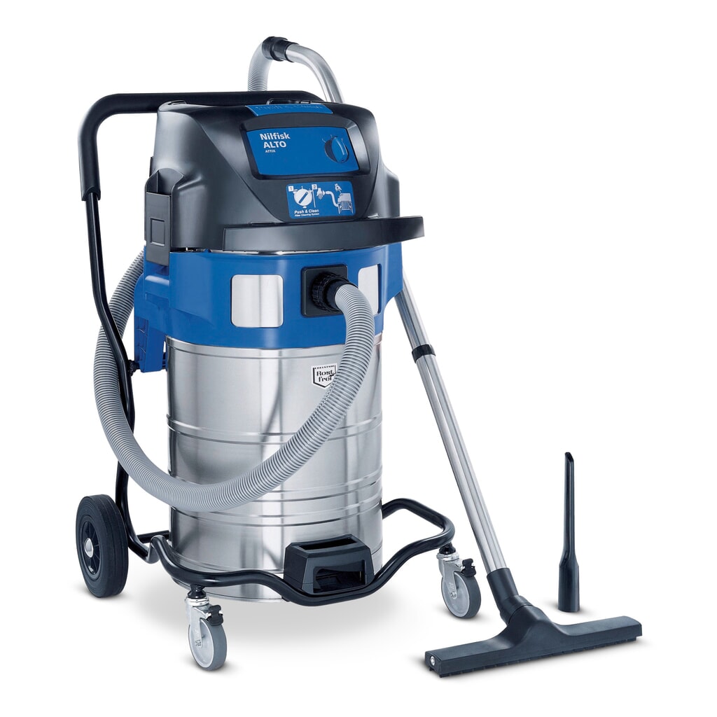 Nilfisk® ATTIX 961-01 PC industrial vacuum cleaner, wet + dry, 2x 1,500 W, 70 l Product image: Nilfisk® ATTIX 961-01 PC industrial vacuum cleaner, wet + dry, 2x 1,500 W, 70 l