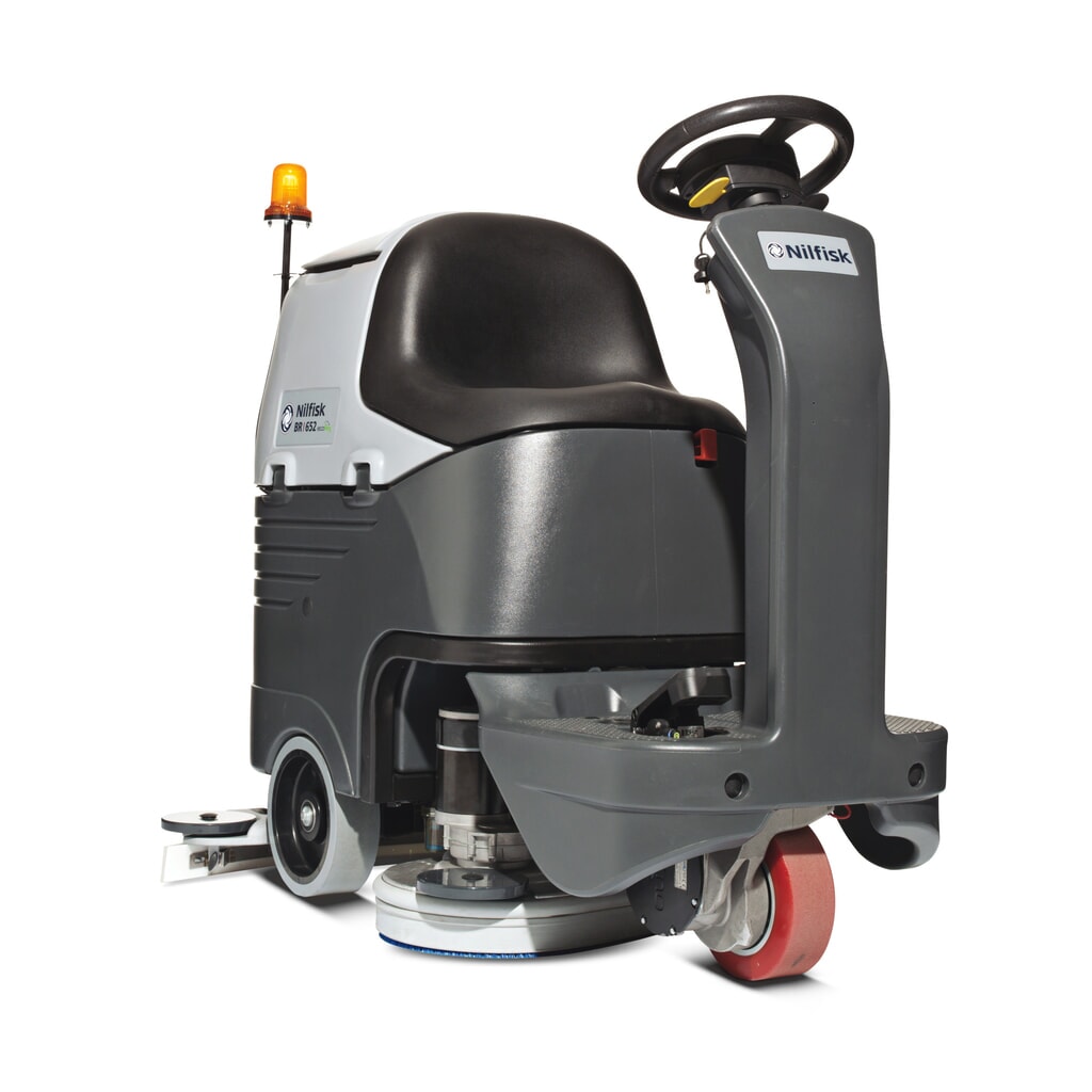 Product image: Nilfisk® BR 652 ride-on scrubber dryer, incl. charger