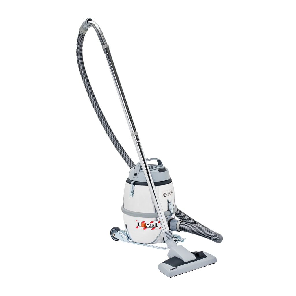 Nilfisk® GM80 PLC health and safety vacuum cleaner Product image: Nilfisk® GM80 PLC health and safety vacuum cleaner