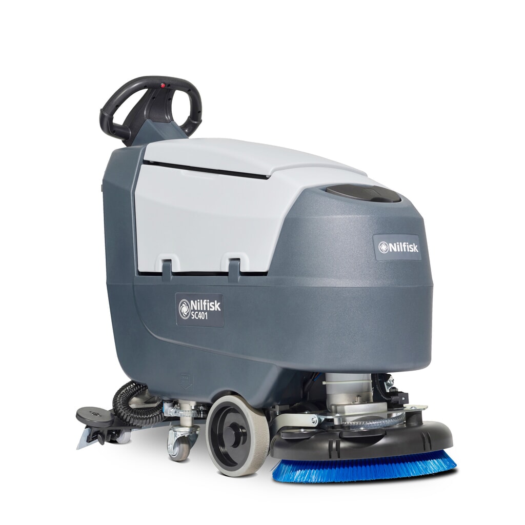 Nilfisk® SC401 E scrubber dryer, theor. cleaning performance 1,720 m²/h Product image: Nilfisk® SC401 E scrubber dryer, theor. cleaning performance 1,720 m²/h