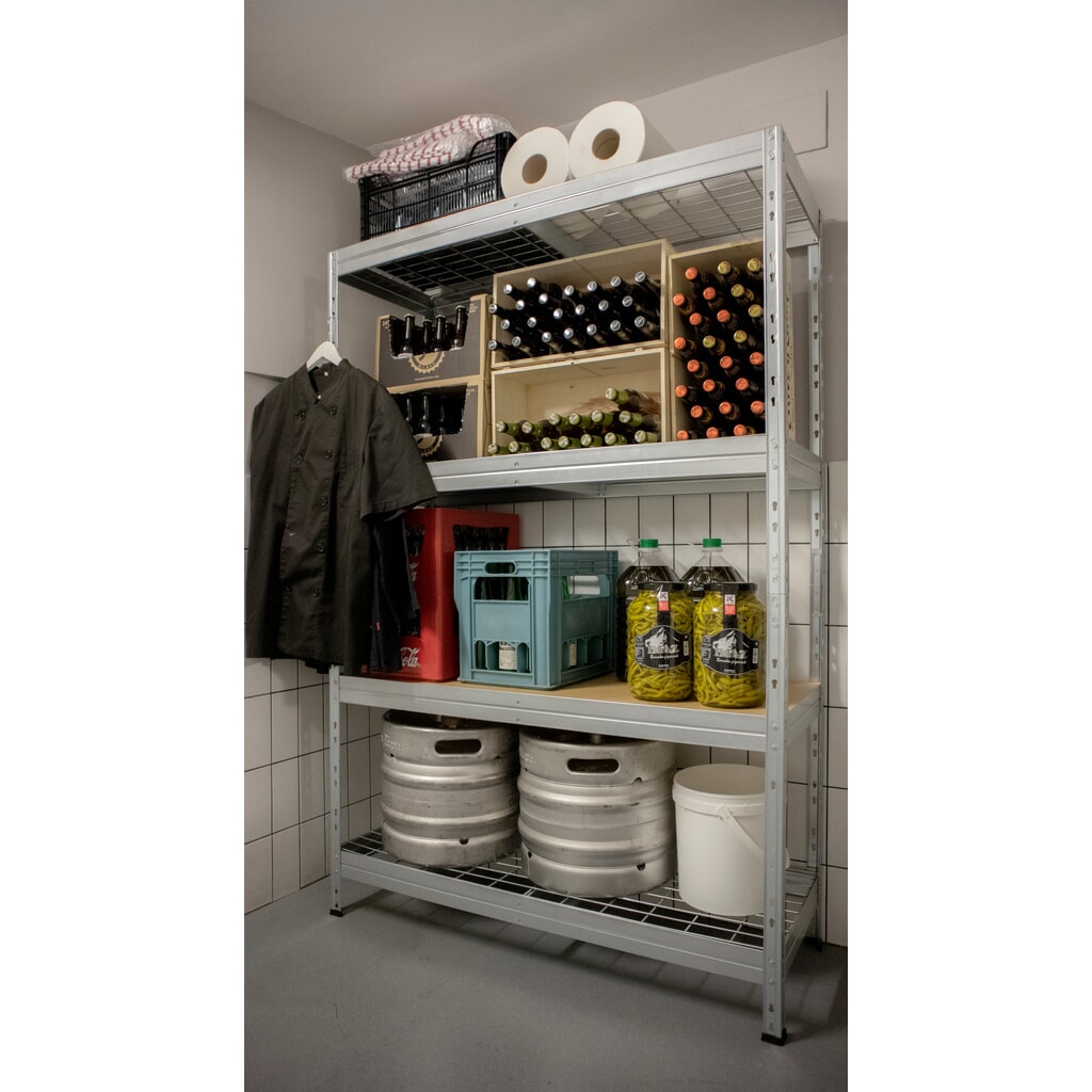 Product image no. 7: Outdoor wide-span rack with grid shelves, HxWxD 1800 x 1200 x 450 mm