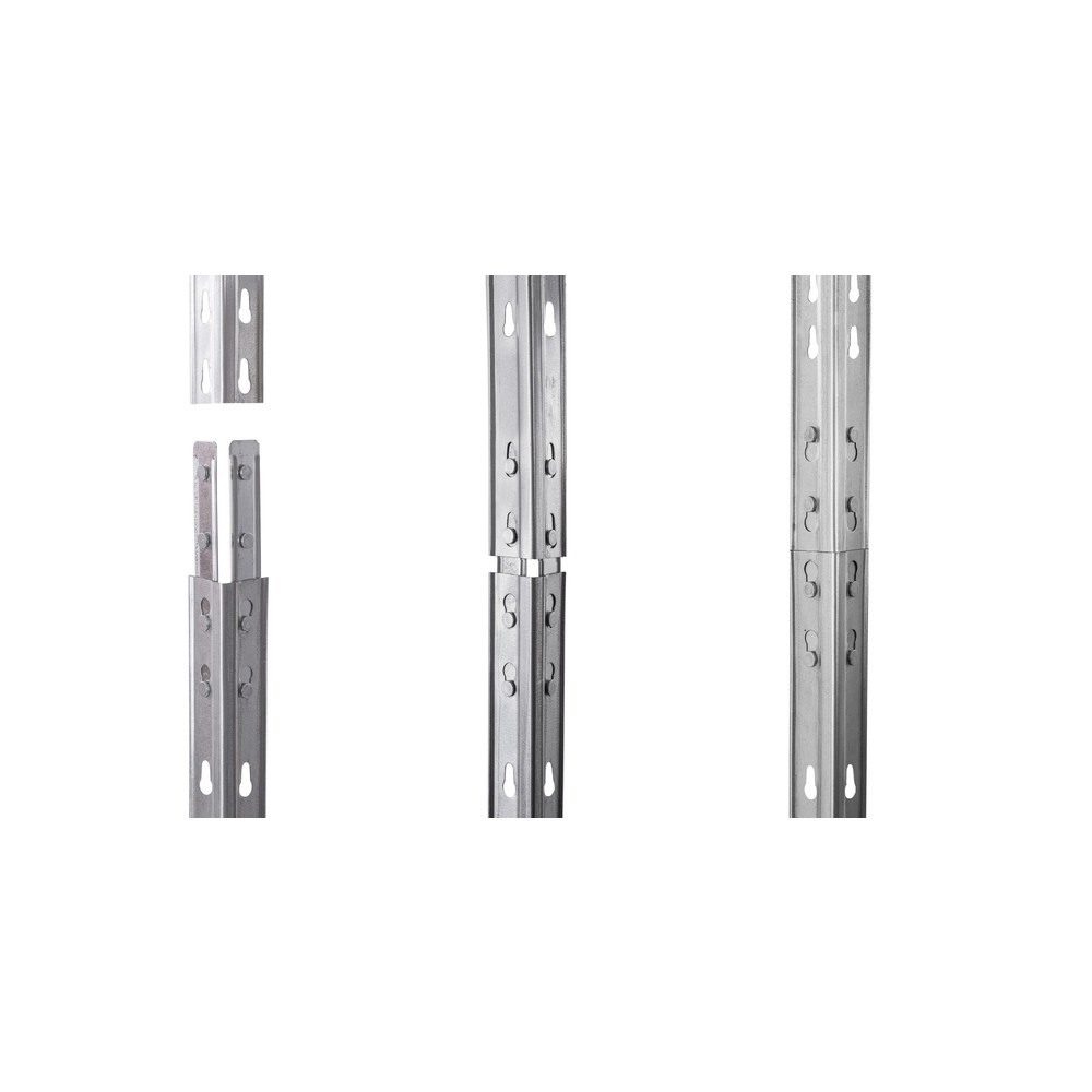 Produktabbildung Nr. 2: Outdoor wide-span rack with grid shelves, HxWxD 1800 x 1500 x 600mm