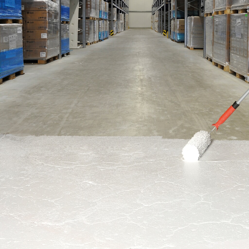 Product image no. 1: PROline paint non-slip for work areas, 5 l, very fine grain, RAL 7001 silver grey