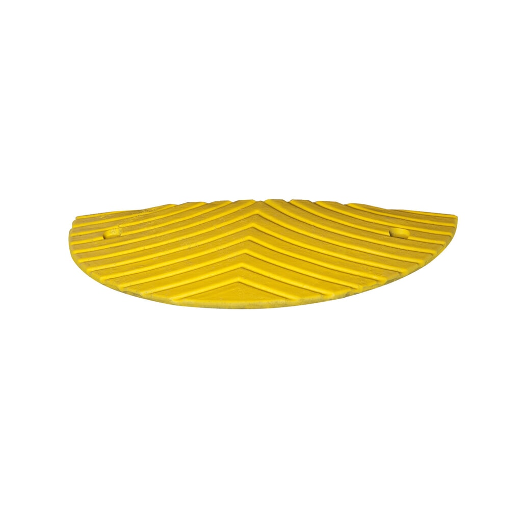 Product image: Recycled speed bump, < 30 km/h, closure element, yellow