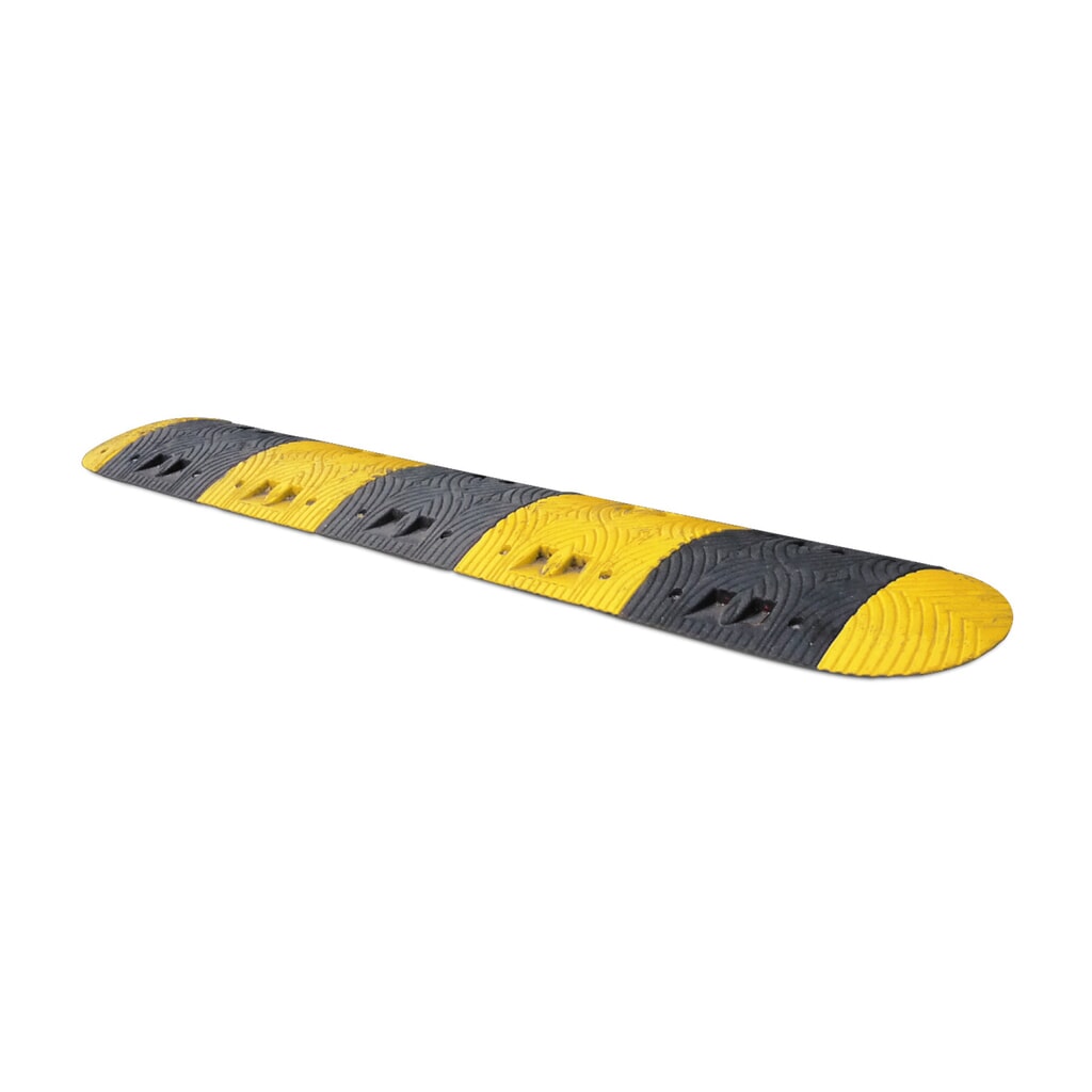 Product image no. 1: Recycled speed bump, < 30 km/h, base element, yellow