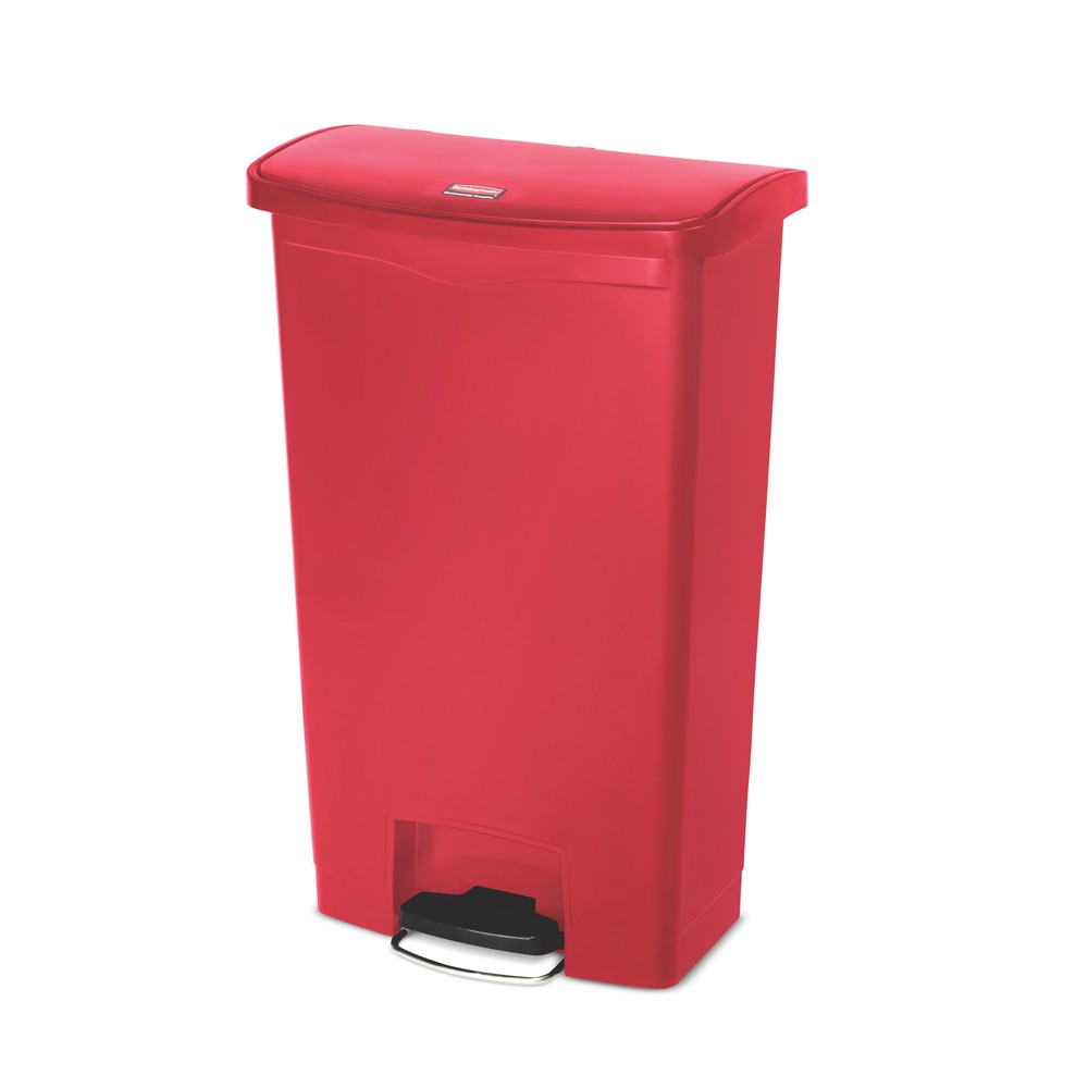 Product image: Rubbermaid® Profi pedal waste bin, 50 litres, red