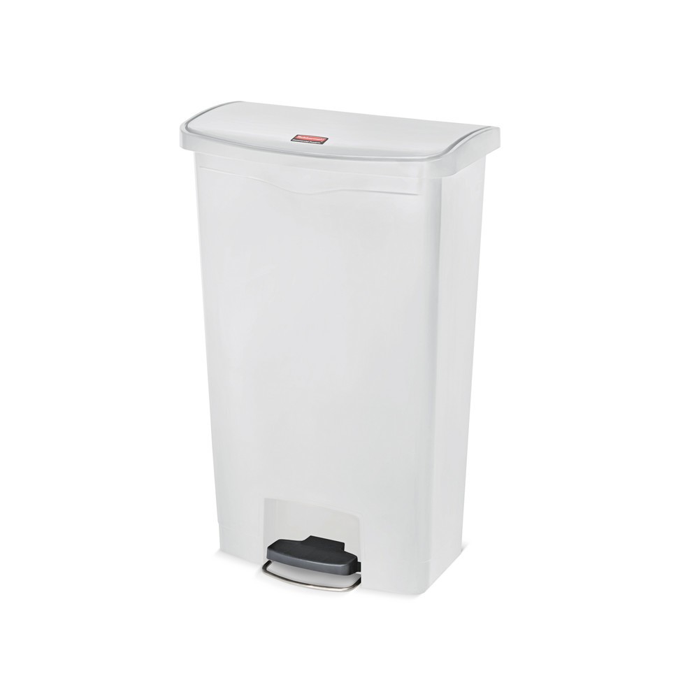 Product image: Rubbermaid® Profi pedal waste bin, 50 litres, white