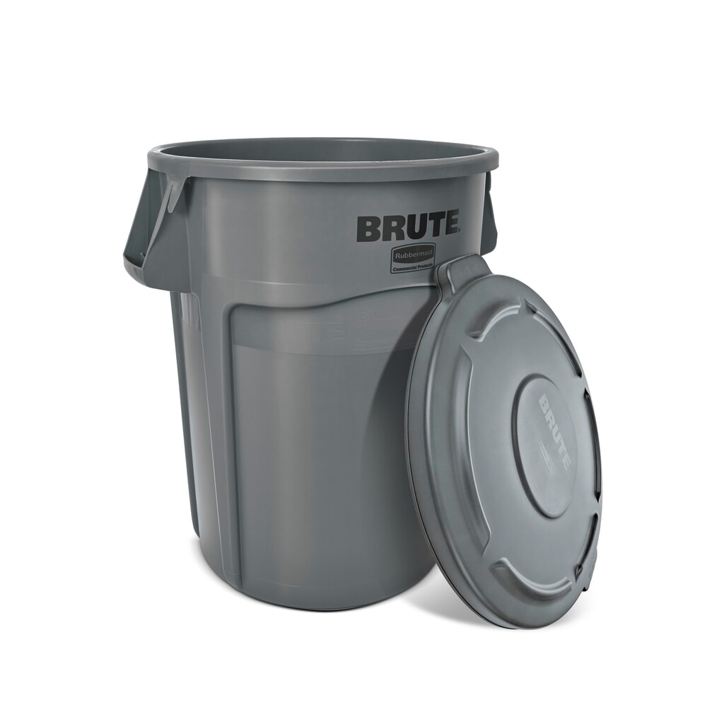 Product image: Rubbermaid® universal container, plastic, round, 76 litres, white