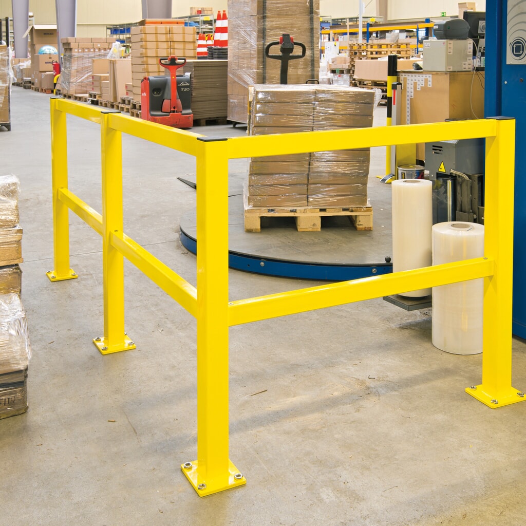Product image no. 7: S-Line impact protection railing, indoor use, centre post, height 1,000 mm