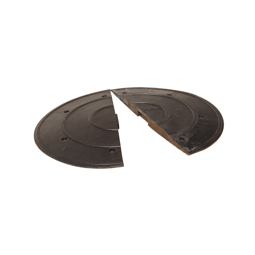 Product image no. 1: MORAVIA speed bump SafeRide®, < 30 km/h, closure element, male, height 50 mm, black