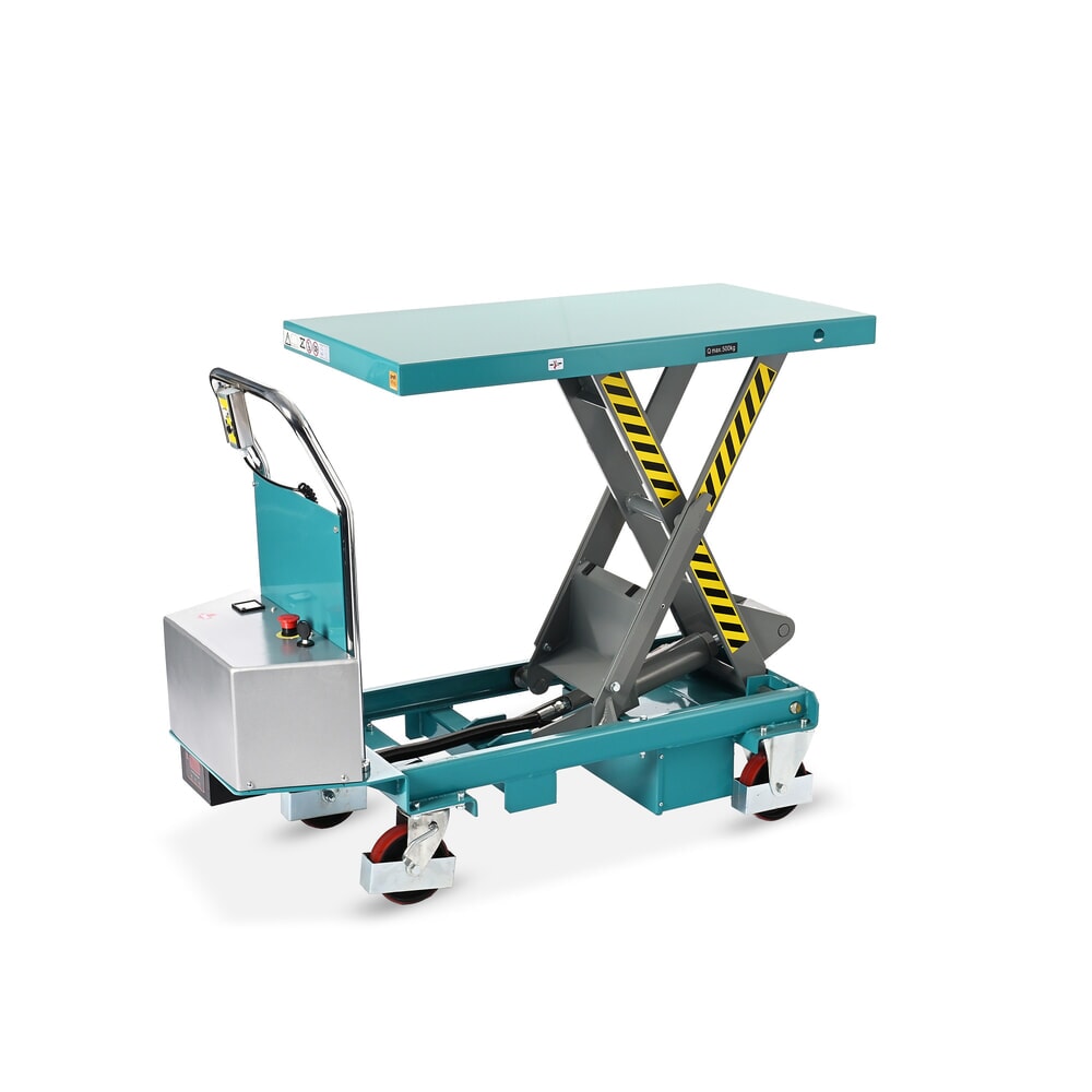 Product image: Scissor lift table mounted on wheels, electric, capacity 500 kg, Ameise®