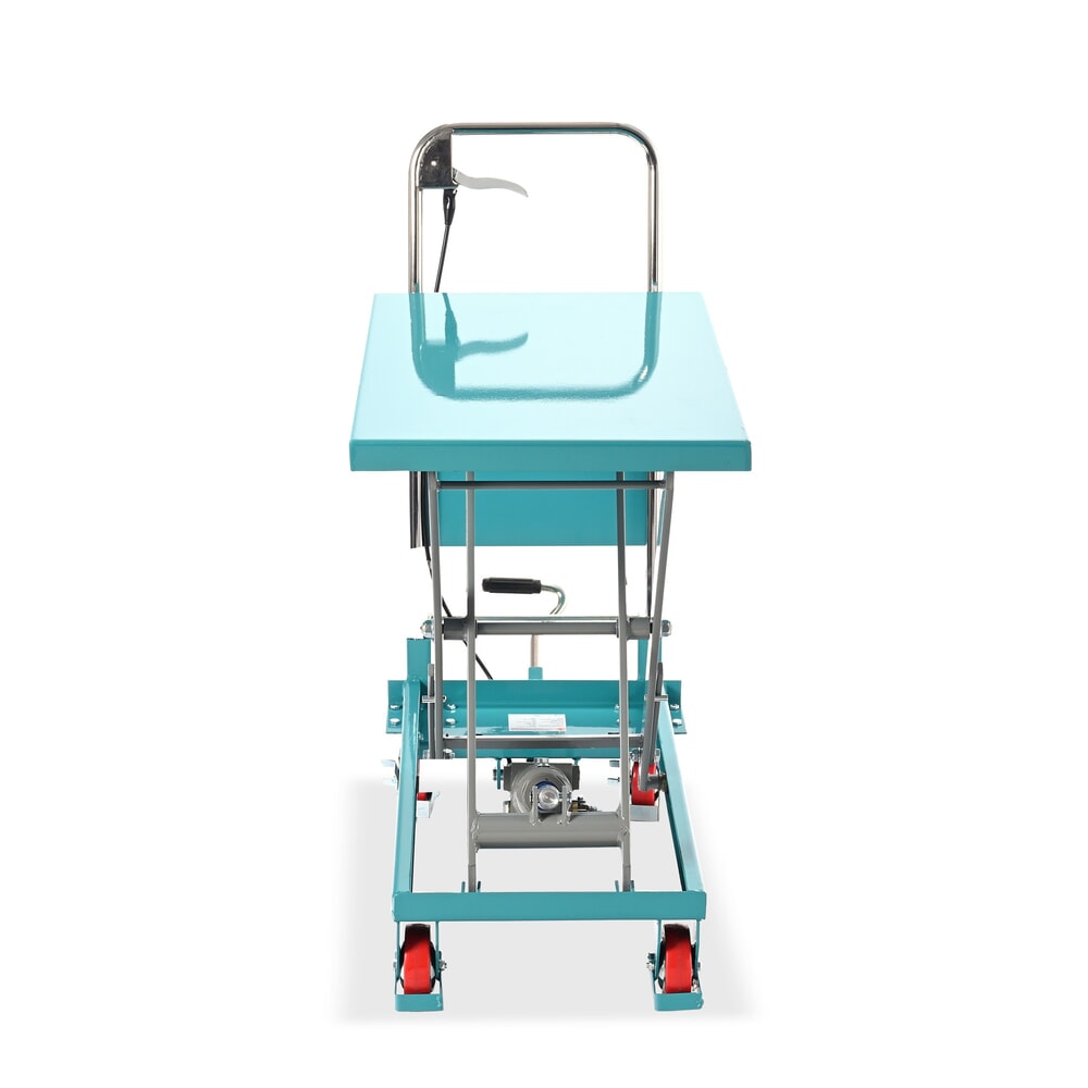 Produktabbildung Nr. 2: Scissor lift table on wheels, folding handlebar, capacity 150 kg, dimensions 700 x 450 mm, Ameise®