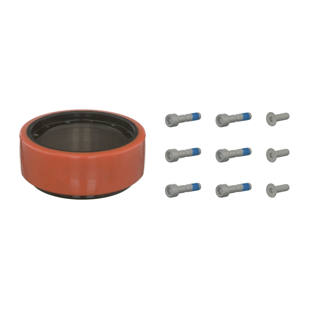 Self-service kit for AntOn by Jungheinrich electric pallet truck PTL 1.5 - drive wheel replacement, 11-piece Product image: Self-service kit for AntOn by Jungheinrich electric pallet truck PTL 1.5 - drive wheel replacement, 11-piece