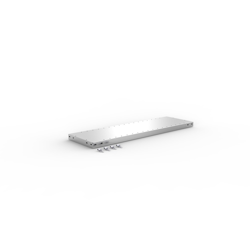Product image: Shelf for META shelf rack, boltless, SL 230 kg, galvanised, WxD 1,000 x 300 mm