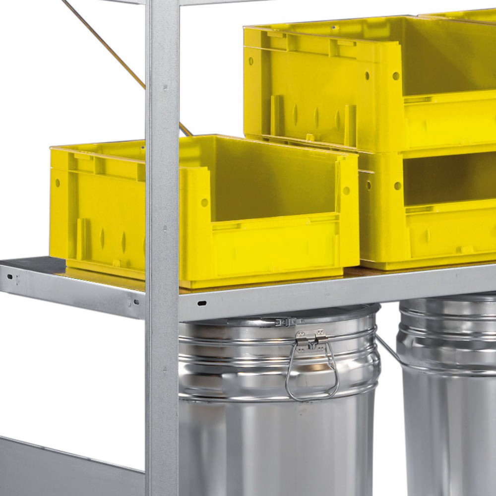 Produktabbildung Nr. 3: Shelf for META shelf rack, boltless, SL 230 kg, galvanised, WxD 1,000 x 300 mm