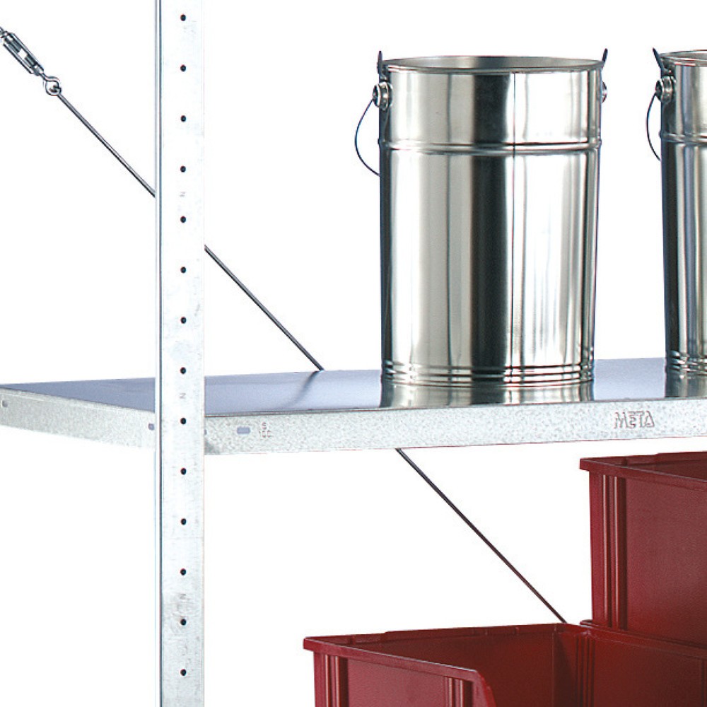 Product image: Shelf for META shelf rack, boltless, SL 80 kg, WxD 1000 x 300 mm