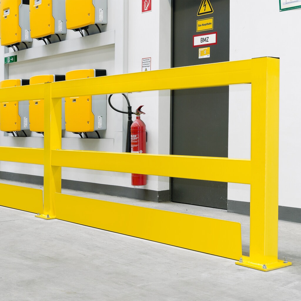 Product image no. 2: Underride protection angle, plastic coated, hxL 200 x 1,380 mm
