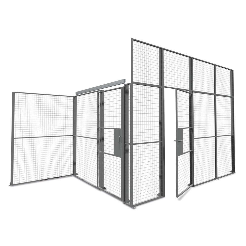 Sliding door for TROAX® partitioning system