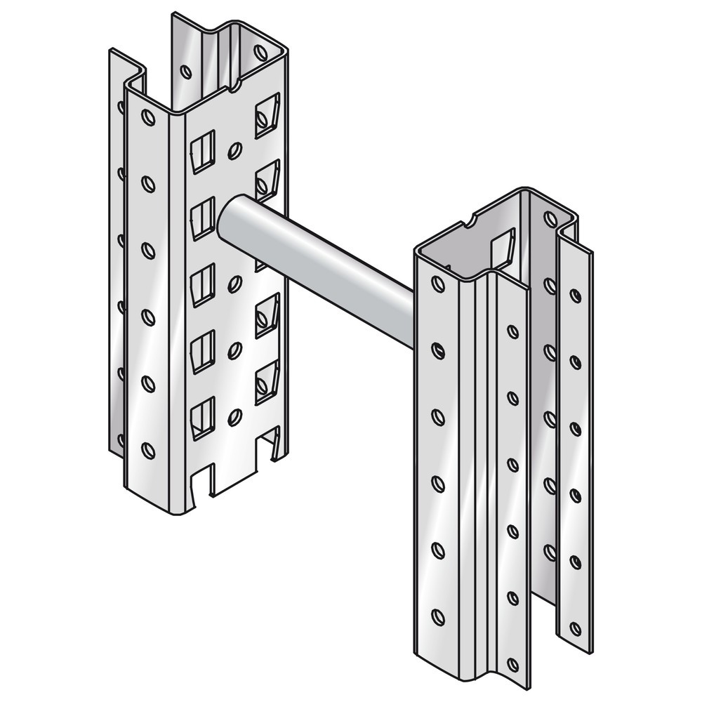Produktabbildung Nr. 3: Spacer for META MULTIPAL pallet rack, length 100 mm