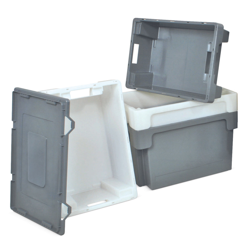 Product image no. 6: Stacking and nesting container, closed side walls and base, 25 litres, grey