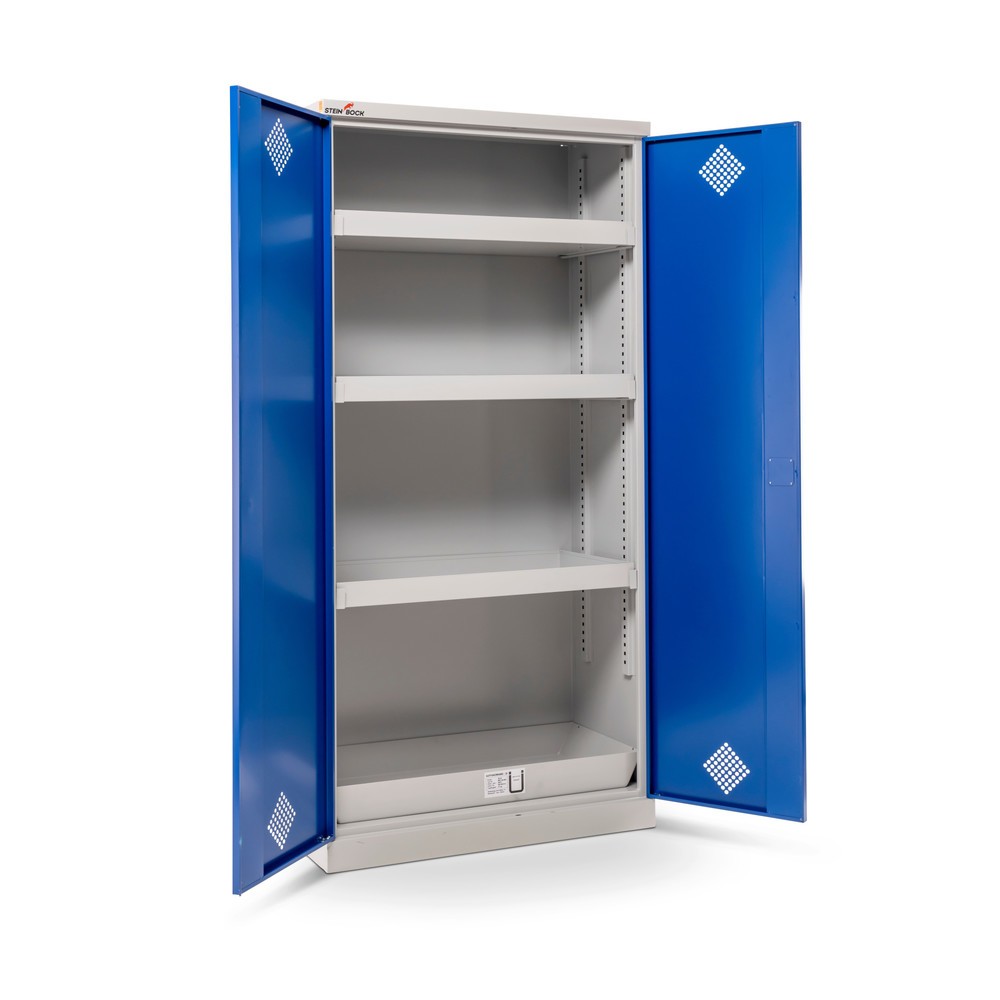 Produktabbildung Nr. 10: Steinbock® Chemical and toxic cabinet, 4 tubs, HxWxD 1,950 x 950 x 500 mm