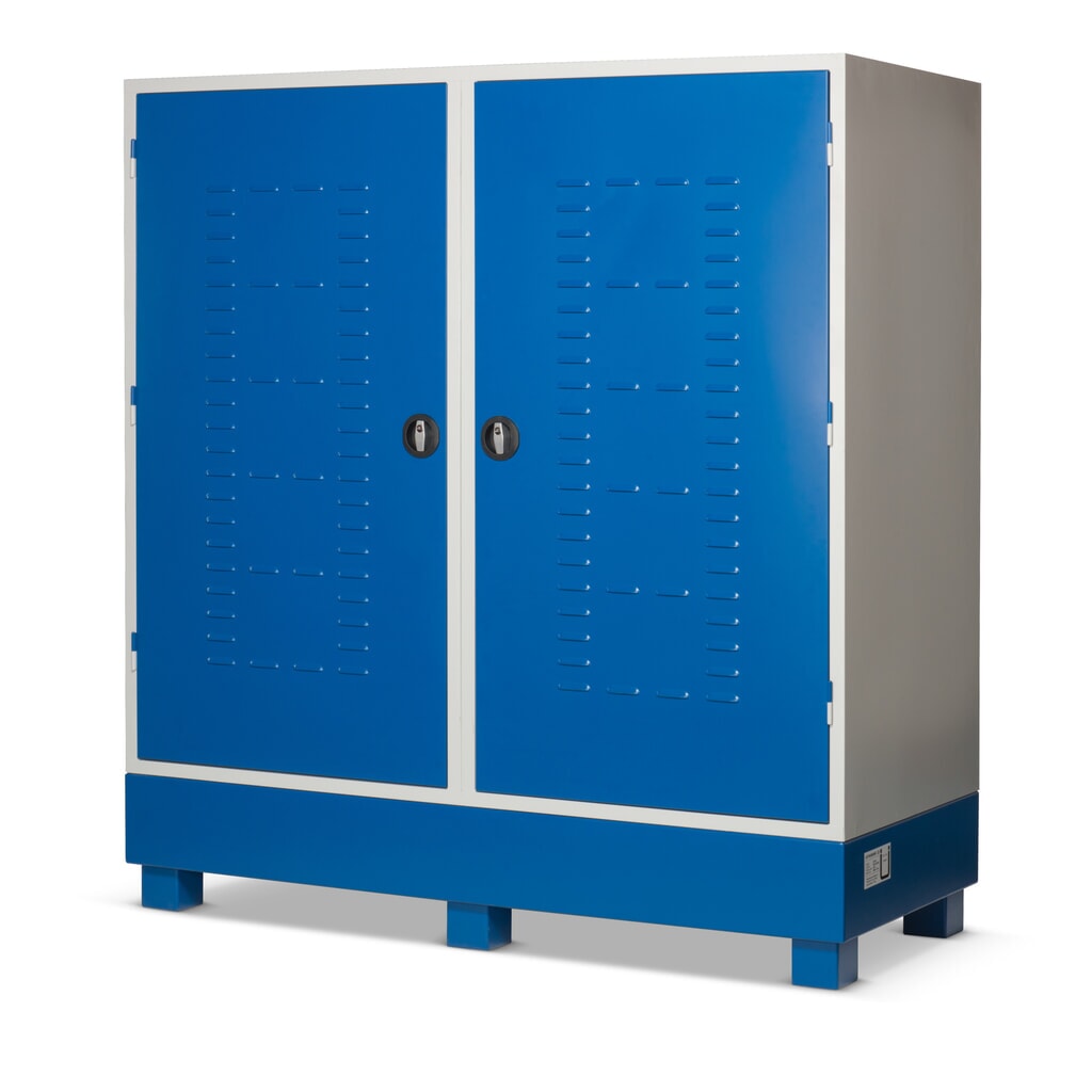 Steinbock® hazardous material storage unit, 2-door Product image: Steinbock® hazardous material storage unit, 2-door