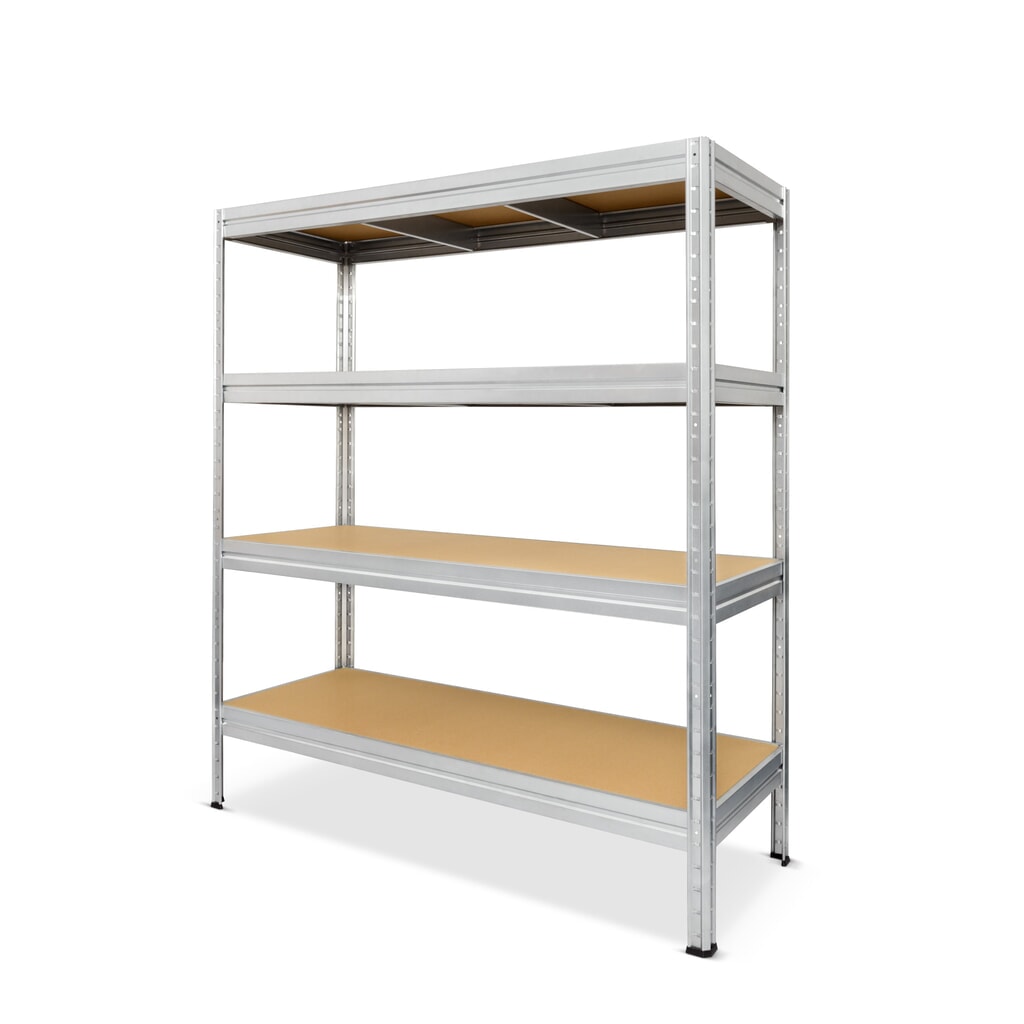 Steinbock® shelf rack, type S, shelf load 375 kg, HxWxD 1,770 x 1,600 x 600 mm Product image no. 1: Steinbock® shelf rack, type S, shelf load 375 kg, HxWxD 1,770 x 1,600 x 600 mm