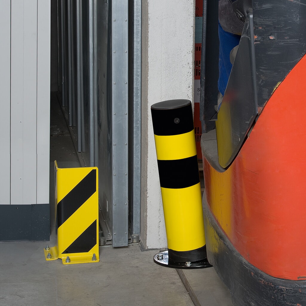 MORAVIA Swing tilting impact protection bollard, indoor use, height 655 mm, Ø 159 mm Product image: MORAVIA Swing tilting impact protection bollard, indoor use, height 655 mm, Ø 159 mm