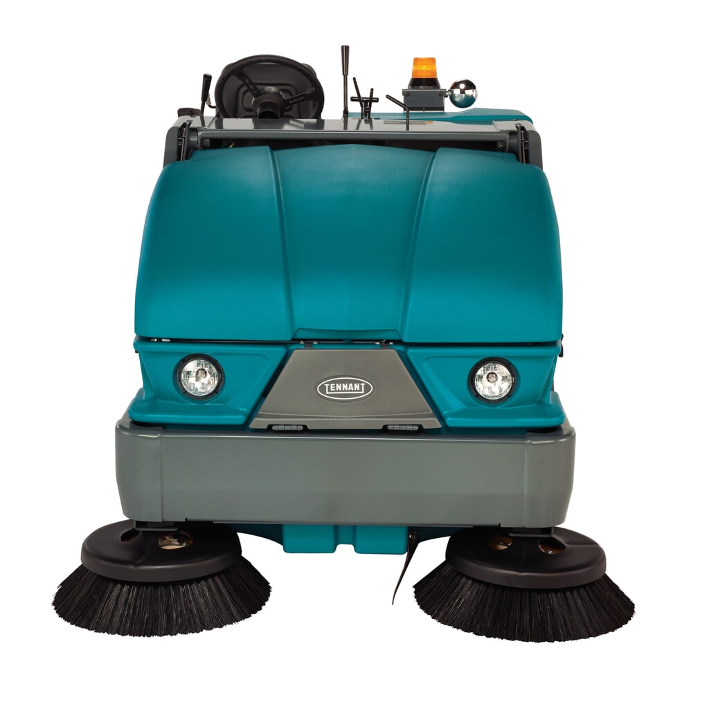 Tennant® S20 ride-on vacuum sweeper, battery Product image: Tennant® S20 ride-on vacuum sweeper, battery