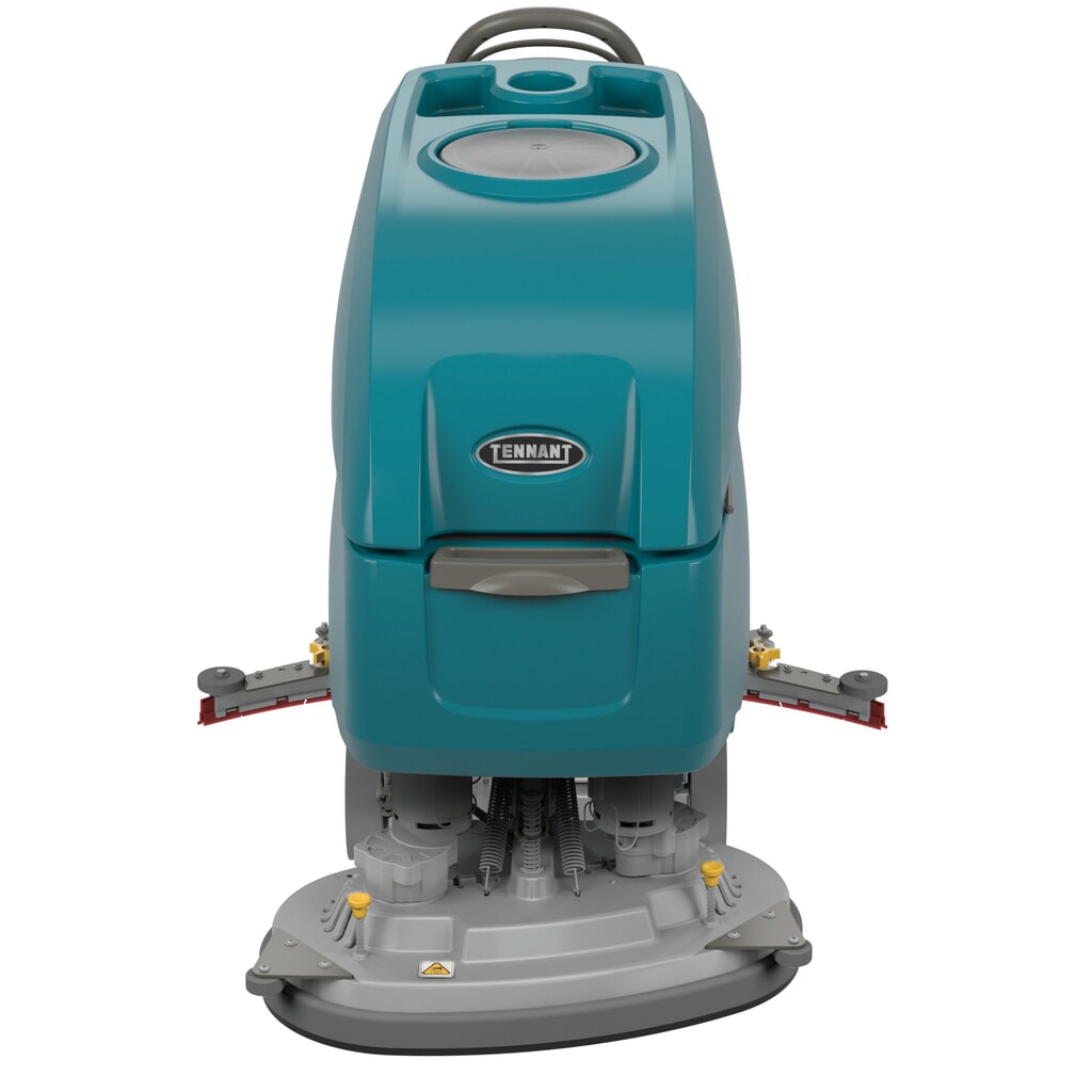Tennant® scrubber drier T500e, battery, 700 mm plate diameter Product image: Tennant® scrubber drier T500e, battery, 700 mm plate diameter
