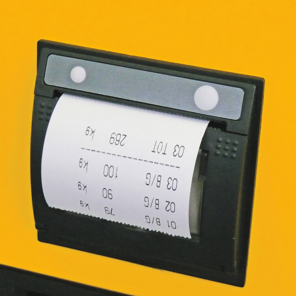 Thermal printer for Jungheinrich AMW 22p weighing scale pallet truck Product image: Thermal printer for Jungheinrich AMW 22p weighing scale pallet truck