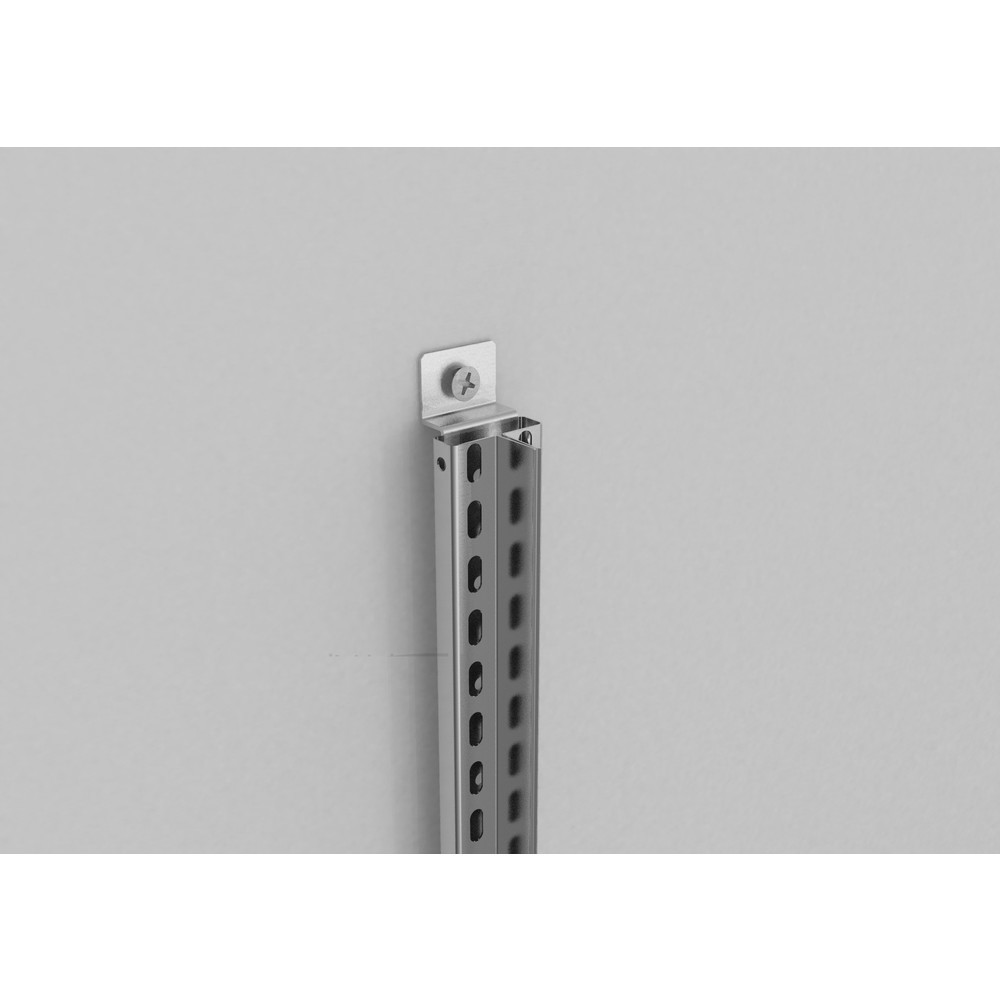 Produktabbildung Nr. 2: Wall mounting set for META filing shelf, one-sided, light grey, AU