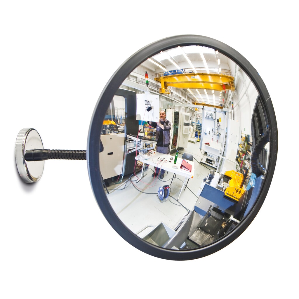 wide-angle mirror DETEKTIVE, magnetic holder, Ø 300 mm Product image no. 1: wide-angle mirror DETEKTIVE, magnetic holder, Ø 300 mm