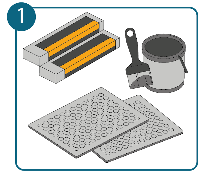 Improving slip resistance with coatings and adhesive coverings
