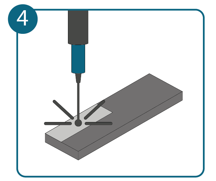 Slip resistance can be improved using a laser