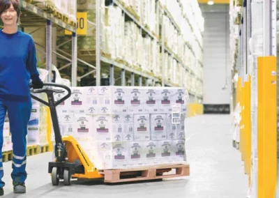 Hand pallet truck oil change made easy