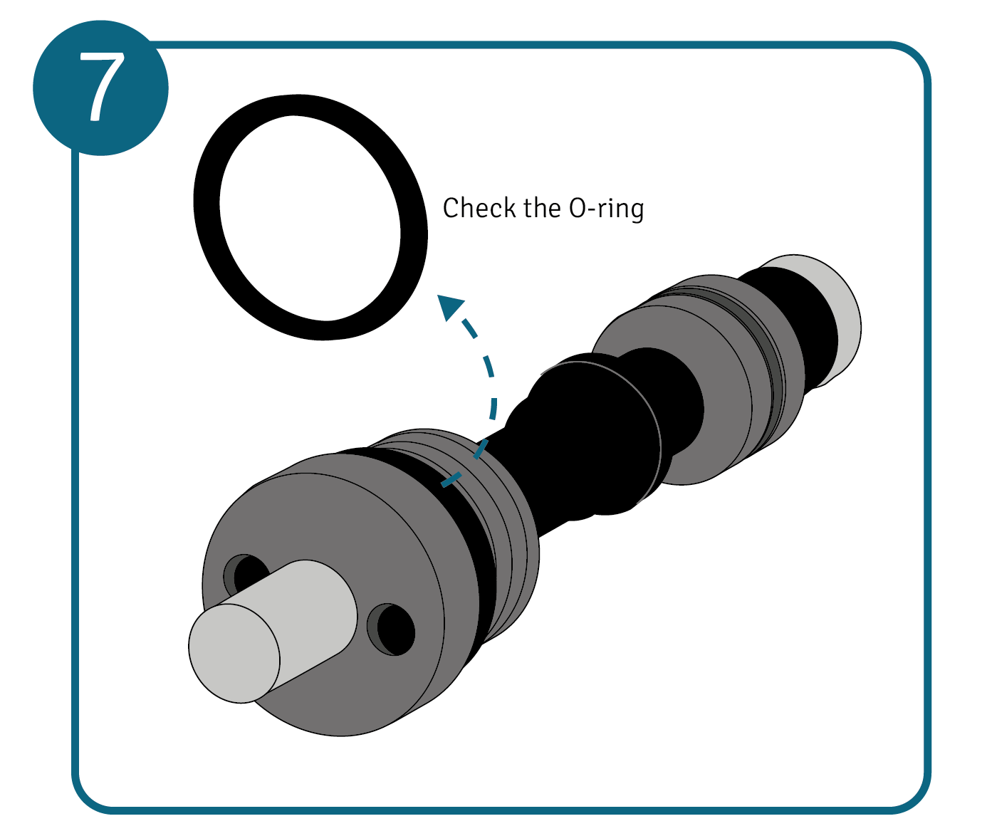 Hand pallet truck oil change
